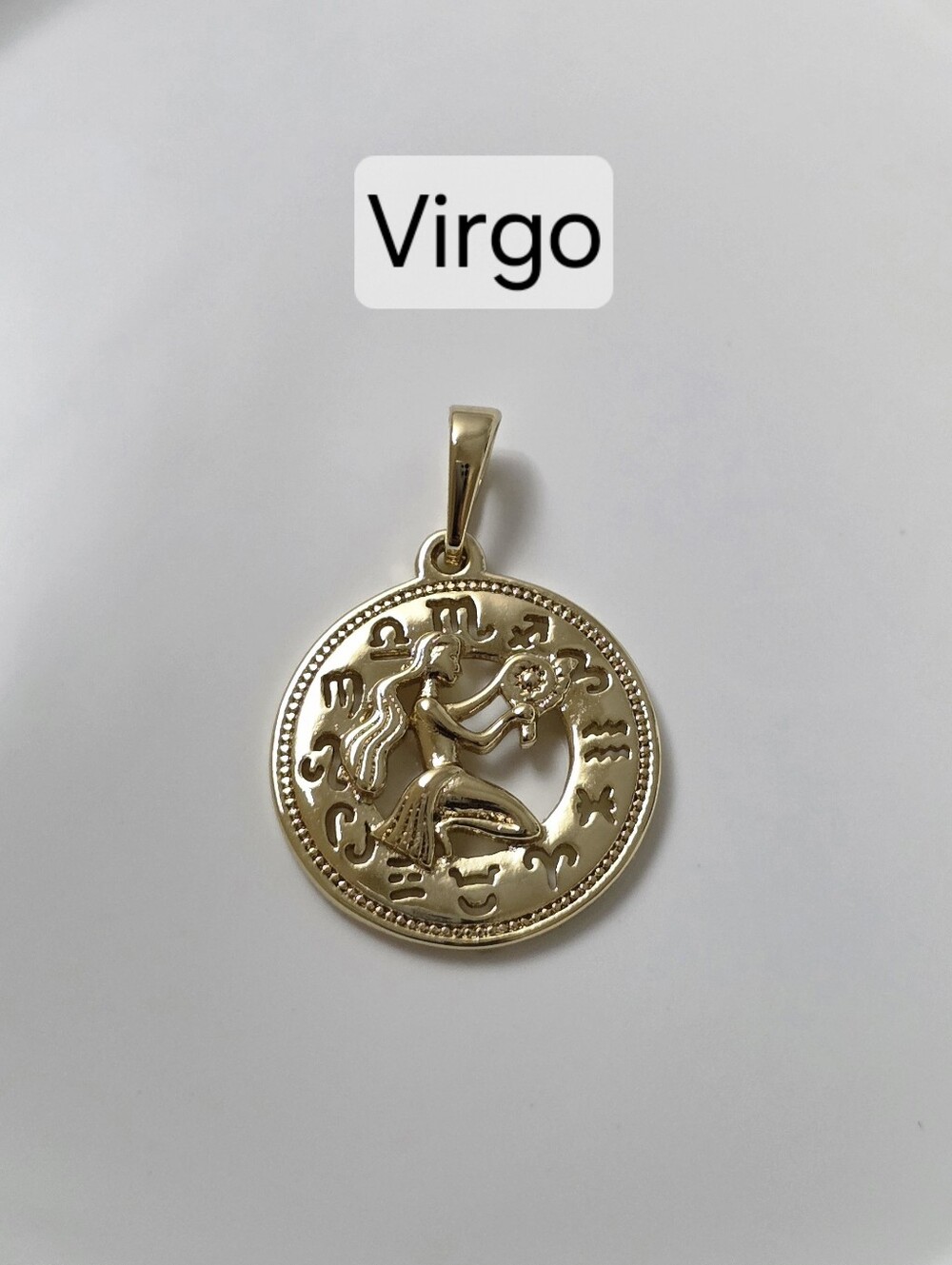 Zodiac Virgo Sign Pendant